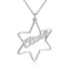 Personalized Star Name Necklace 18K Gold Plate Pendants