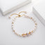14K Gold Filled Natural Freshwater Pearl Adjustable Bracelet
