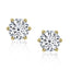 Round Cut 5mm/8mm Created Daimond Classic Stud Earrings