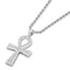 Cross Created Diamond Hip Hop Long Chian Pendant Necklace 23.62''
