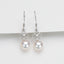 Clover Floral Design Freshwater Pearl Drop Earrings