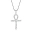 Created Diamond Hip Hop Personalized Rope Chain Pendant Necklace 23.62''
