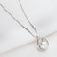 925 Sterling Silver Oblate 9-10mm Freshwater Pearl Fashion Pendant 18" Adjustable