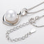 925 Sterling Silver Oblate 9-10mm Freshwater Pearl Pendant with Box Chain 18In
