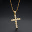 Personalized Cross Long Chain Cool Men Pendant Necklace 23.62''
