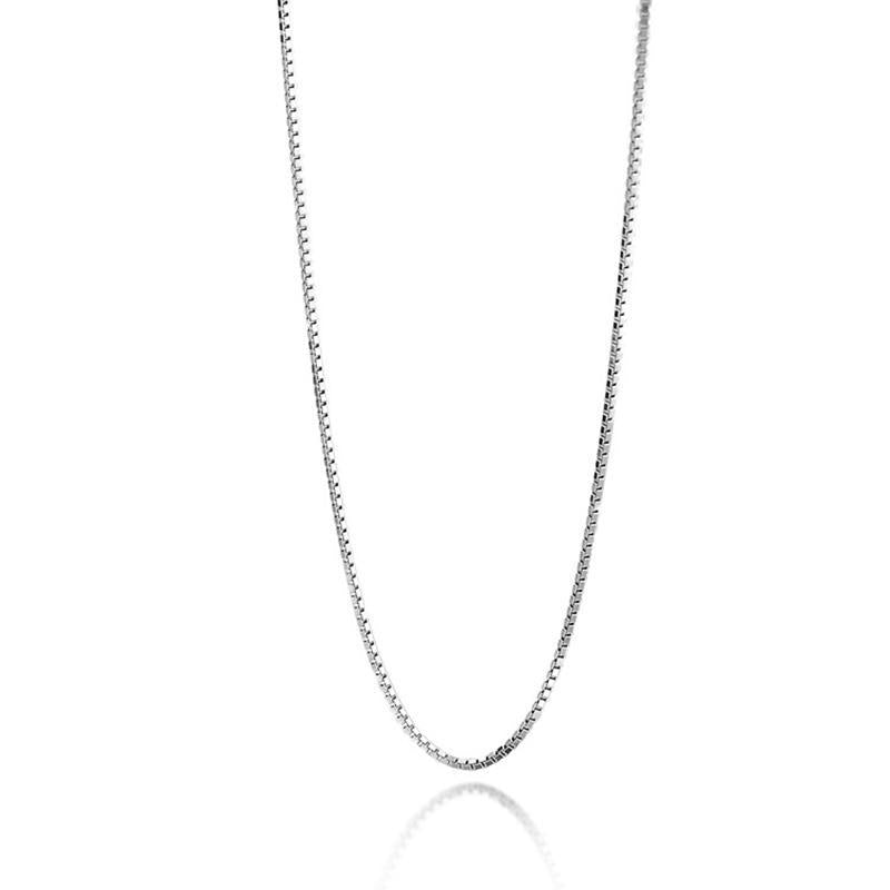 925 Sterling Silver Box Chain Necklace
