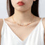 14K Gold Filled Natural Freshwater Pearl Choker Necklace
