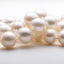 Freshwater Cultured White Pearl Necklace Ball Shaped Buckle