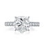 Classic Cushion Cut Moissanite Diamond Ring