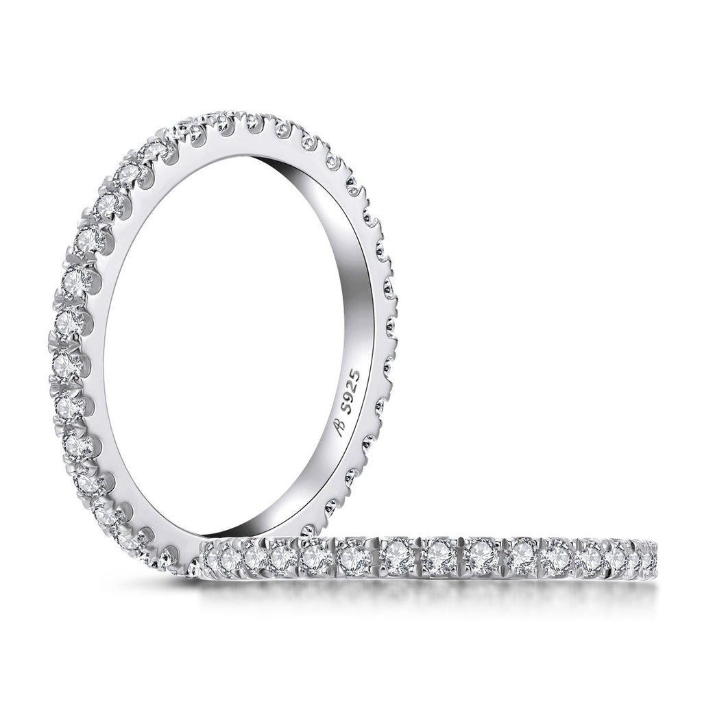 Infinity Created White Diamond Eternity Ring