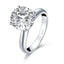 Princess & Cushion & Round & Asscher Cut Created White Diamond Solitaire Ring
