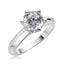 1.5CT Classic Six Prong Created White Diamond Solitaire Ring