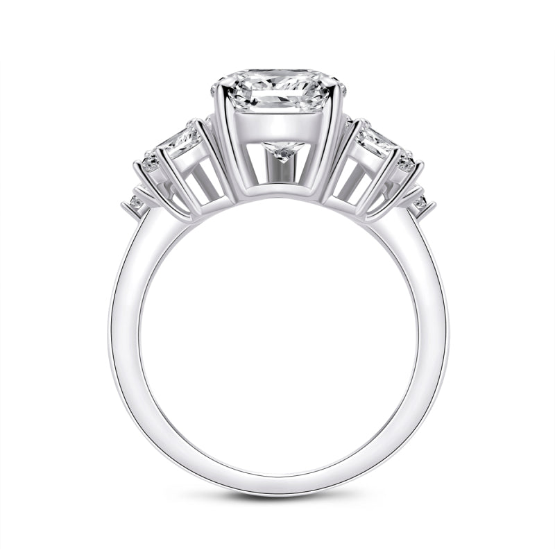Pear Cut Created White Diamond Ring