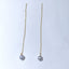 925 Sterling Silver Freshwater White Pearl Drop Earrings