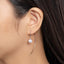 Personalise 7.5-8mm Freshwater Pearl Hook Fishhook Earrings
