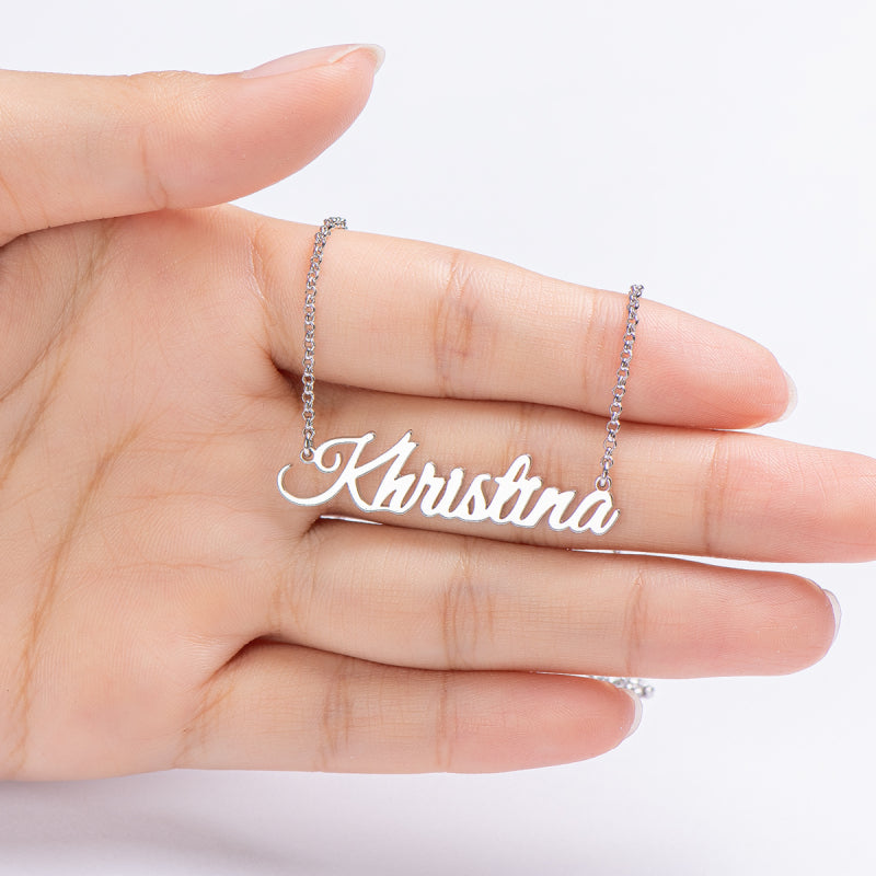Personalized Name Necklace For Girlfriend Memorial Gifts