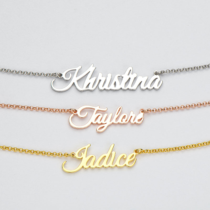 Personalized Name Necklace For Girlfriend Memorial Gifts