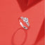 0.5ct/1.0ct Classic Round Brilliant Cut Moissanite Diamond Ring Adjustable Size - ZULRE