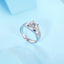 Solitaire Round Brilliant Cut Moissanite Diamond Men Ring Adjustable Size