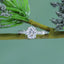 14K/18K Gold Oval Cut Moissanite Diamond Vintage Ring for women