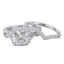 14K/18K Gold Cushion Cut Moissanite Diamond Couple Bridal Ring