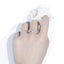 14K/18K Gold Oval Cut Moissanite Diamond  Bridal Ring for women