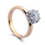 14K/18K Gold  Round Cut Moissanite Diamond Halo Ring for women