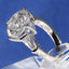 14K/18K Gold Round Cut Moissanite Diamond Three Stone Ring for women