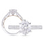 14K/18K Gold Moissanite Diamond Oval Cut Vintage Ring for women