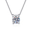 Classis Round Cut Moissanite Diamond Necklace