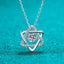 Round Cut Moissanite Diamond Star Necklace