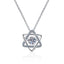 Round Cut Moissanite Diamond Star Necklace