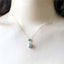18K Gold Natural Opal Gray Akoya Saltwater Cultured Pearl Star Pendant Necklace