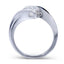14K/18K Gold Round Cut Moissanite Diamond  Solitaire Ring for women