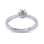 14K/18K Gold Round Cut Moissanite Diamond Soltaire Ring for women