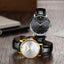Movement Automatic Mechanical Waterproof Men's Watches-Classic Stainless Steel and Leather Dress Watch