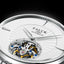 Men's Tourbillon Watch Movement Automatic Mechanical Waterproof Stainless Steel and Leather Strap