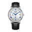 Men's Watch Movement Mechanical Stainless Steel and Leather Calendar Business Dress Wristwatch