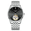 Men's Watch Movement Automatic Mechanical Waterproof - Stainless Steel and Leather Strap Dress Watch