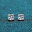 Round Cut Moissanite Diamond Classis Earrings