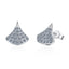 Round Cut Moissanite Diamond Small Skirt Earrings