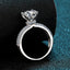 Round Cut Moissanite Diamond Classic Fashion Ring