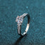 Round Cut Moissanite Diamond Vintage Crown Ring