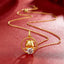 Round Cut Moissanite Diamond Little Flying Pig Pendant Necklace