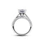 14K/18K Gold Princess Cut 1.5 Carat Moissanite Diamond Classic Ring