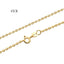 Colorful Created Diamond Round Cut 6.5MM Fashion Pendant  Necklace 18"