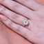 14K/18K Gold Pear Shaped 1.5 Carat Moissanite Diamond Halo Ring