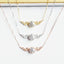 14K/18K Gold Round Cut 1.0 Carat Moissanite Diamond Vintage Wings Nacklace 18''