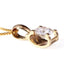 14K/18K Gold 1ct Round Cut Moissanite Diamond Classic Bull Head Pendant Nacklace 18''