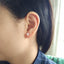 14K/18K Gold Round Cut 5mm Moissanite Diamond Classic Stud Earrings